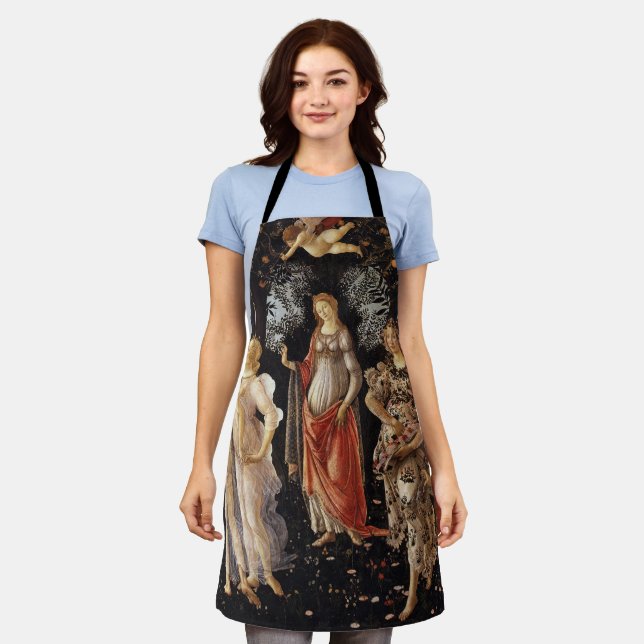 Primavera, Allegory of Spring by Sandro Botticelli Apron (Worn)