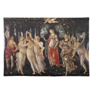 Primavera, Allegory of Spring by Sandro Botticelli Cloth Placemat