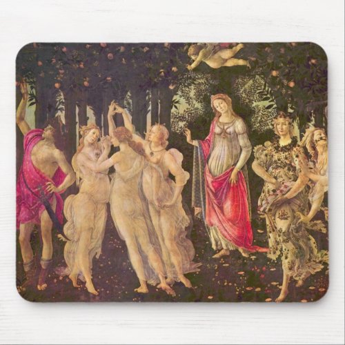Primavera Allegory of Spring by Sandro Botticelli Mouse Pad