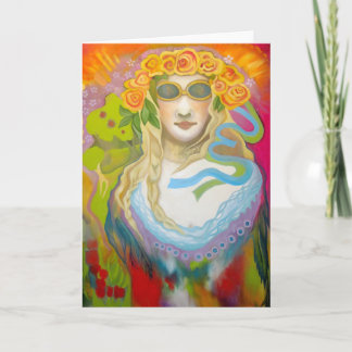 "Primavera, Baby!" Blank Greeting Card