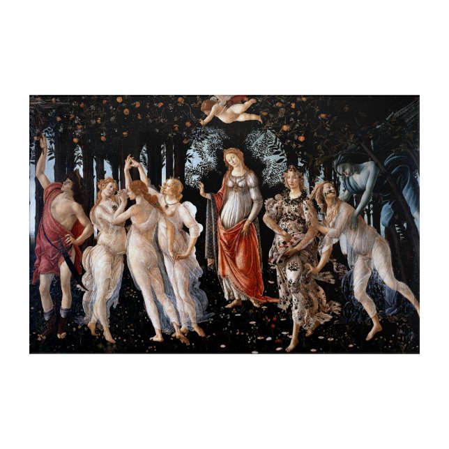 Primavera Botticelli Acrylic Print (Front)