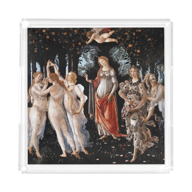Primavera Botticelli Acrylic Tray (Front)