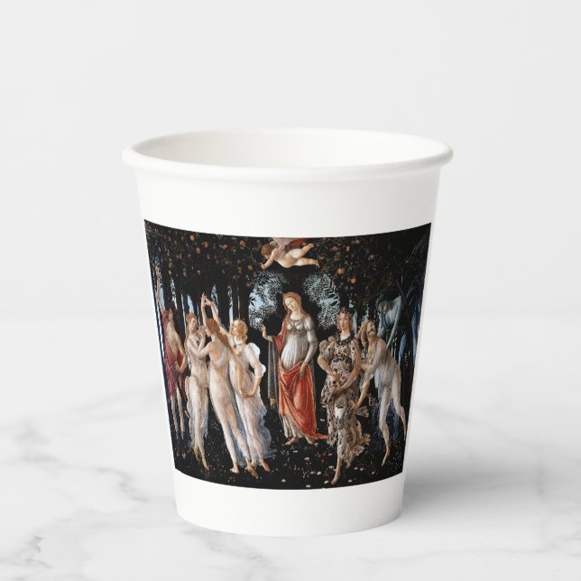 Primavera Botticelli Paper Cups (Front)