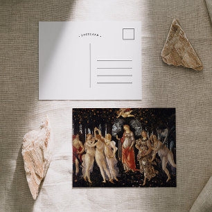 Primavera Botticelli Postcard