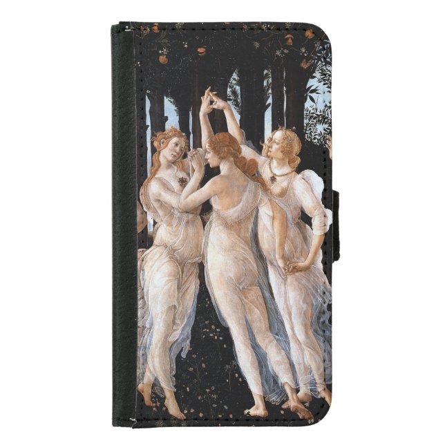 Primavera Botticelli Samsung Galaxy Wallet Case (Front)