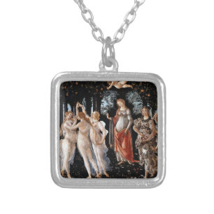 Primavera Botticelli Silver Plated Necklace