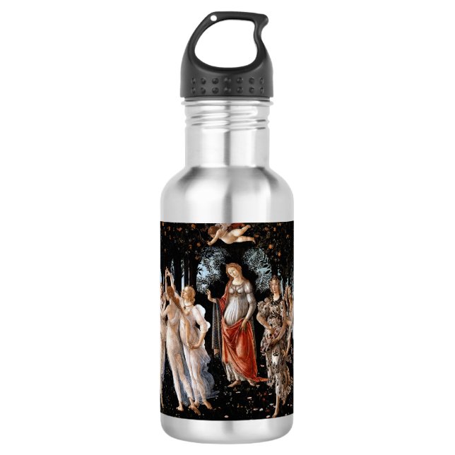Primavera Botticelli Stainless Steel Water Bottle (Front)