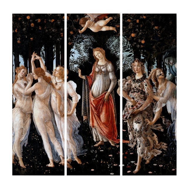 Primavera Botticelli Triptych (Front)