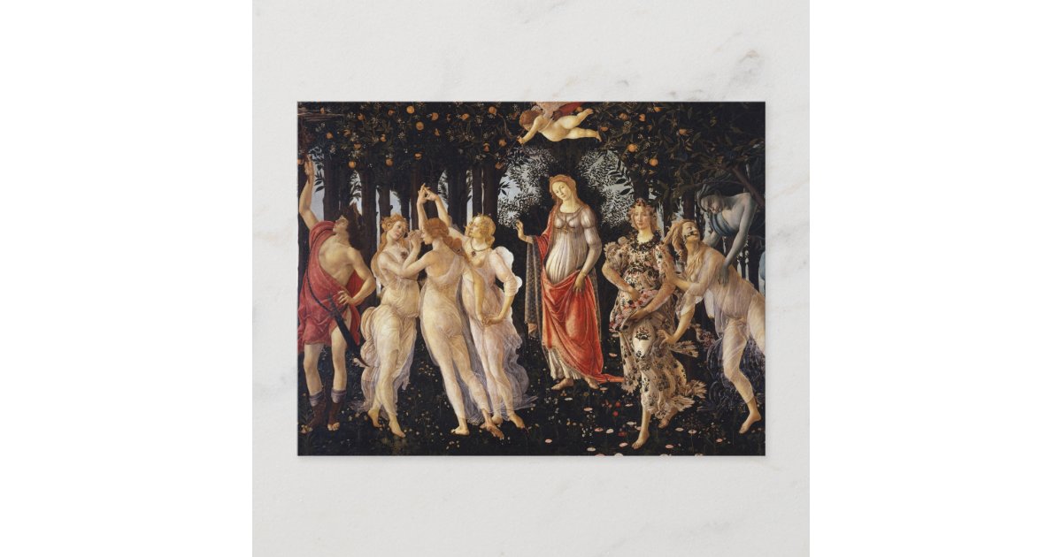 The Birth of Venus by Sandro Botticelli, Classic Art Painting -- Modern  Postcard