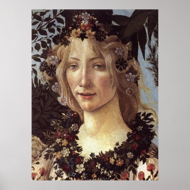 Primavera (detail-Flora,Goddess of Spring) Poster (Front)
