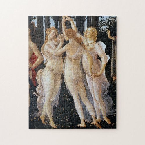 Primavera detail Sandro Botticelli 1482 Jigsaw Puzzle