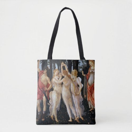 Primavera detail Sandro Botticelli 1482 Tote Bag