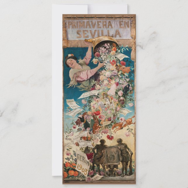 “Primavera en Sevilla” custom invitatitions Invitation (Front)