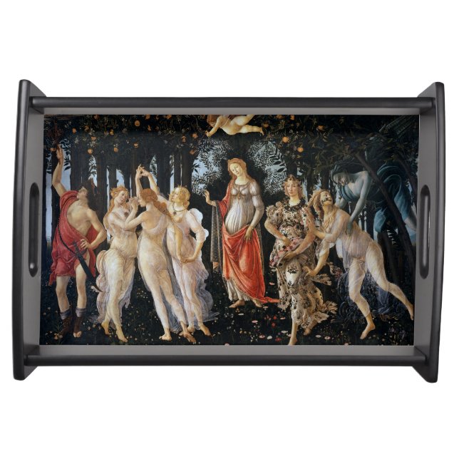 Primavera, Sandro Botticelli, 1482 Serving Tray (Front)