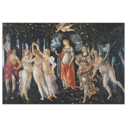 Primavera Sandro Botticelli 1482 Tissue Paper