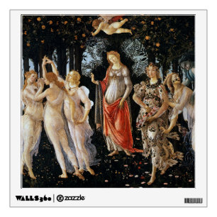Primavera, Sandro Botticelli, 1482 Wall Decal