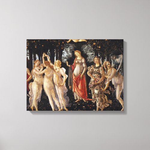 Primavera Sandro Botticelli Canvas Print