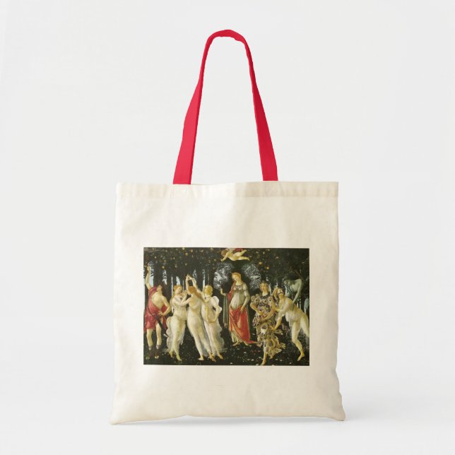 Primavera, Sandro Botticelli Fine Art Tote Bag (Front)