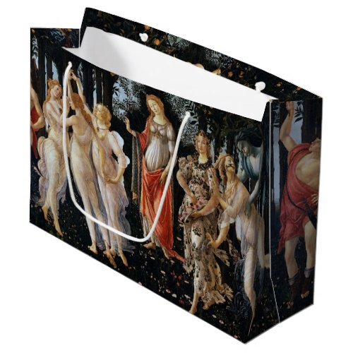 Primavera Sandro Botticelli Large Gift Bag