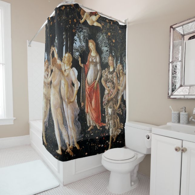 Primavera, Sandro Botticelli Shower Curtain (In Situ)