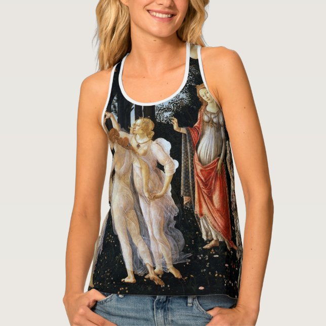 Primavera, Sandro Botticelli Tank Top (Front)