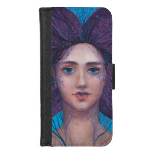 Primavera, spring goddess, fantasy surreal art iPhone 8/7 wallet case