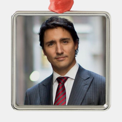 Prime Minister Justin Trudeau 2017 Metal Ornament