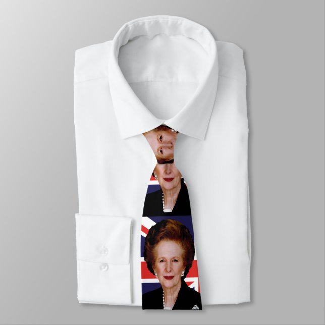 Prime Minister Margaret Thatcher Neck Tie (Tied)