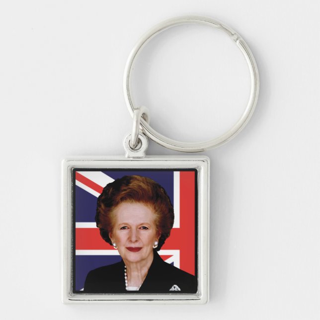Prime Minister Margaret Thatcher - The Iron Lady Keychain (Front)
