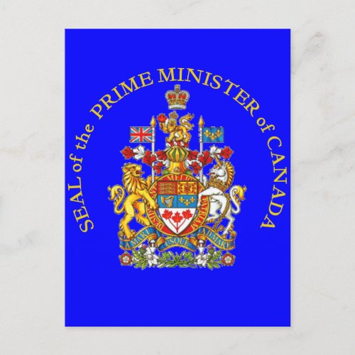 Prime Minister of Canada Postcard