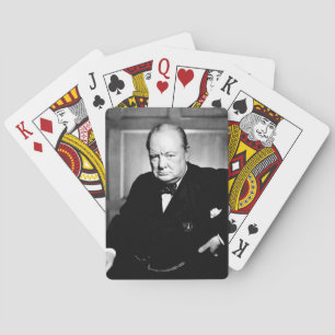 Prime Minister Winston Churchill Poker Cards