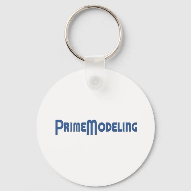 Prime Modeling Logo Keychain (Front)