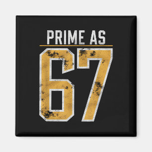 Prime Number As 67 Magnet