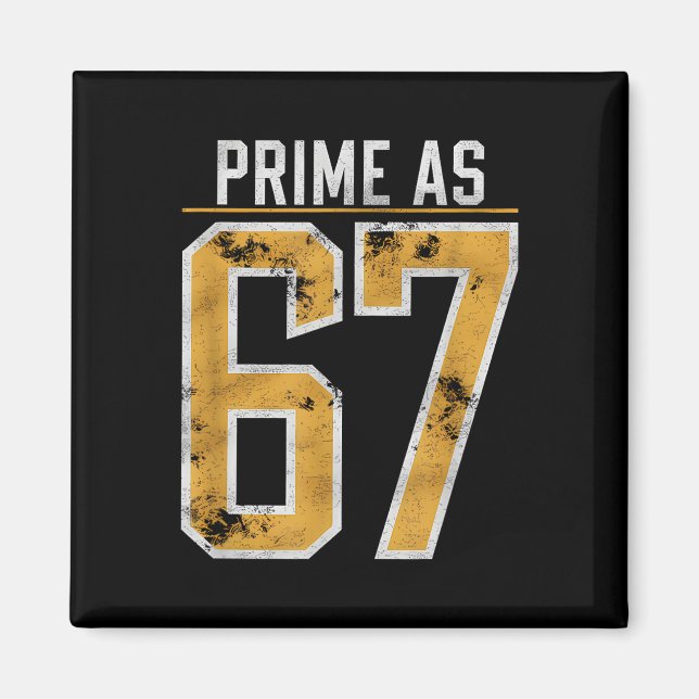 Prime Number As 67  Magnet (Front)