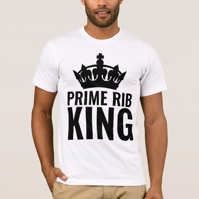 PRIME RIB KING MEN'S T-SHIRTS (Front)