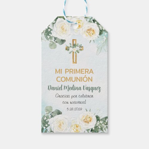 Primera Comunion Gifts and Favors First Communion Gift Tags