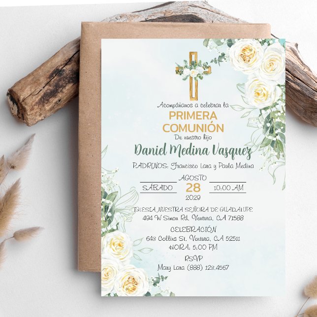 Primera Comunion Invitacion Cute First Communion Invitation (Creator Uploaded)