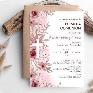 Primera Comunion Invitacion  First Holy Communion Invitation