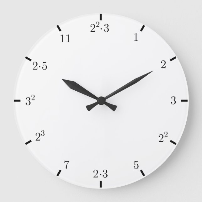 Primes Math Clock (Front)