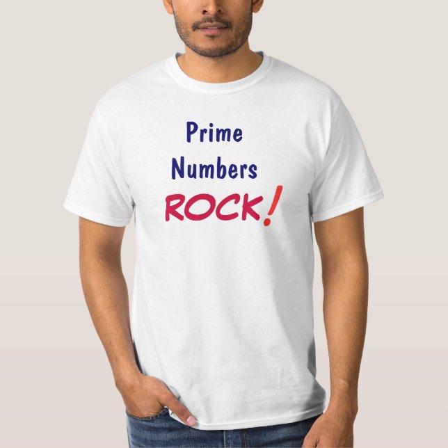 Primes Rock! T-Shirt (Front)
