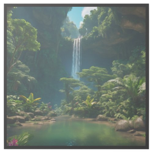 Primeval Oasis Unreal Explorations  Gallery Wrap