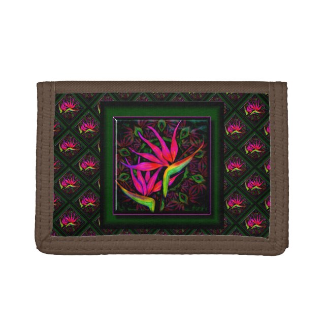 Primeval Paradise   Trifold Wallet (Front)