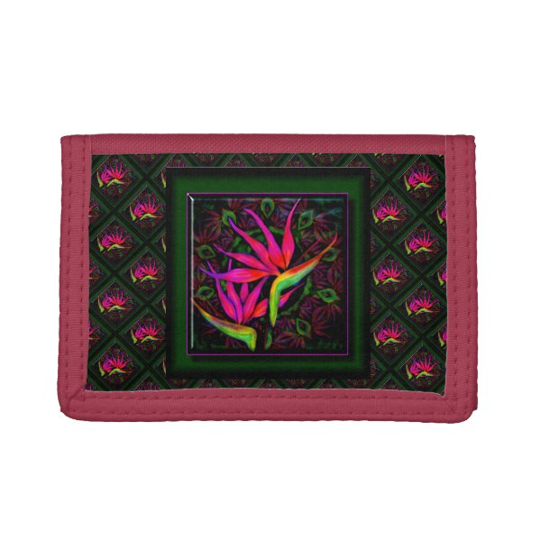 Primeval Paradise Trifold Wallet