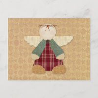 Primitive Angel Recipe Card