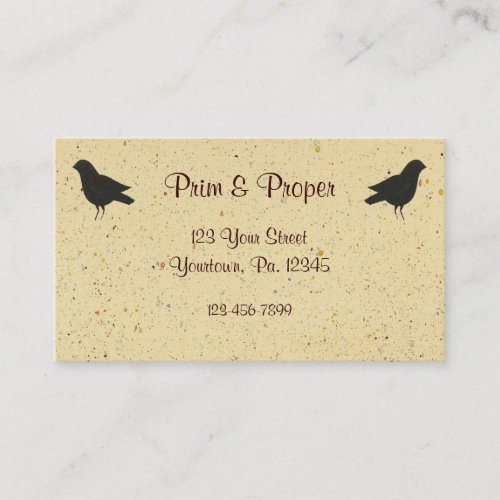 Primitive Art Business Card