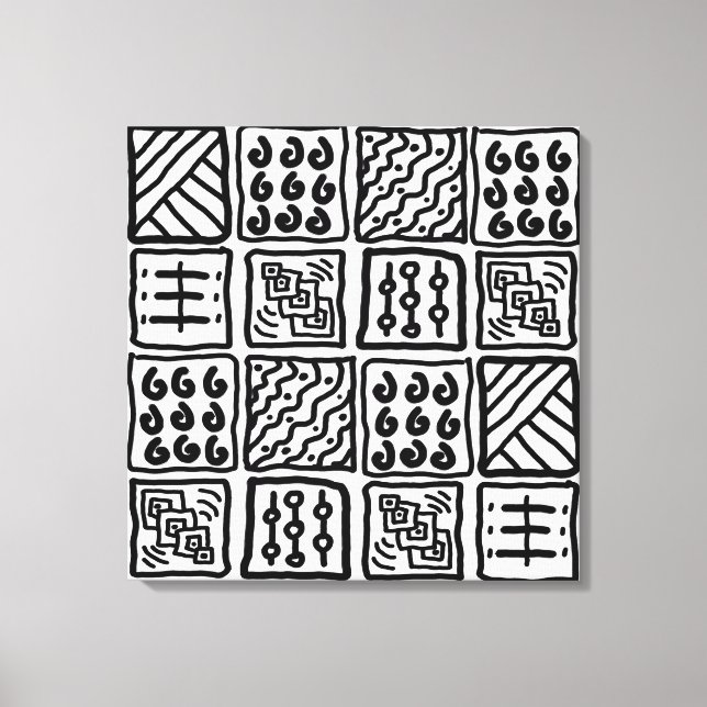 Primitive Art on Canvas Print (Front)