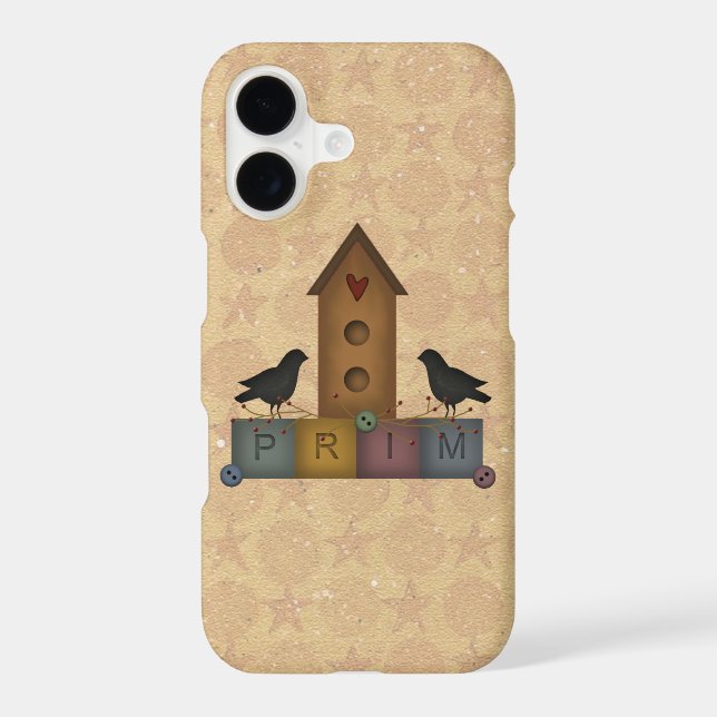 Primitive Birdhouse  Iphone Case (Back)