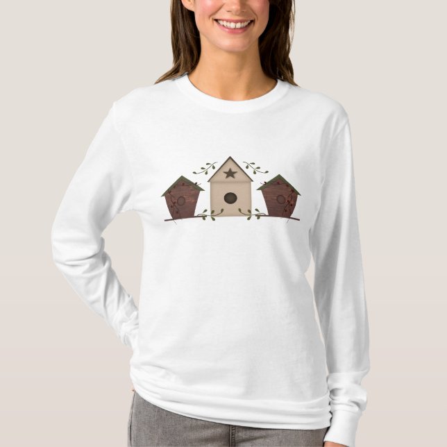 Primitive Birdhouses Shirt (Front)