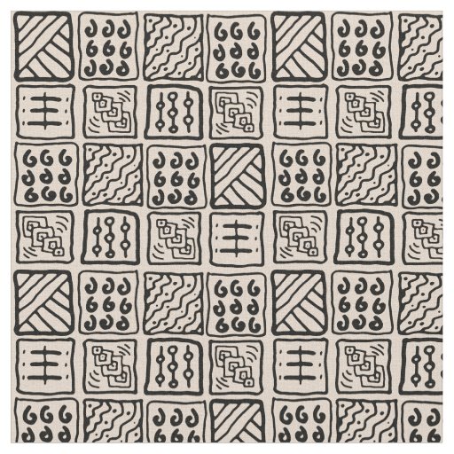 Primitive Block Fabric