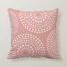 Primitive Boho Mosaic Pattern Soft Coral